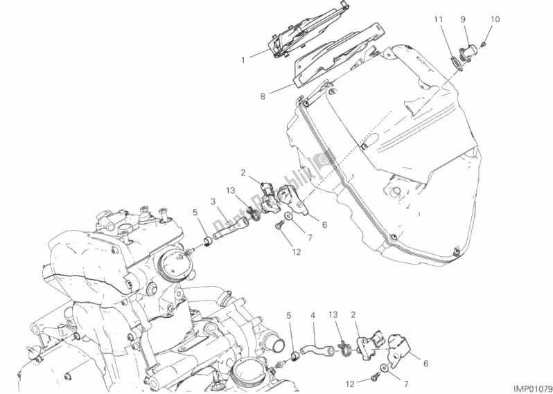 Toutes les pièces pour le Unité De Contrôle Moteur du Ducati Multistrada 1260 S ABS 2018